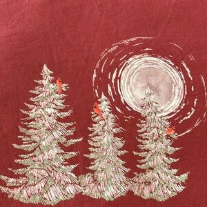 Red Christmas print life is good